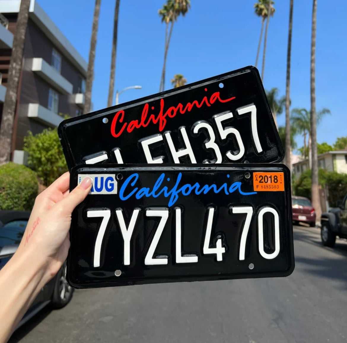 License Plate Wrap California