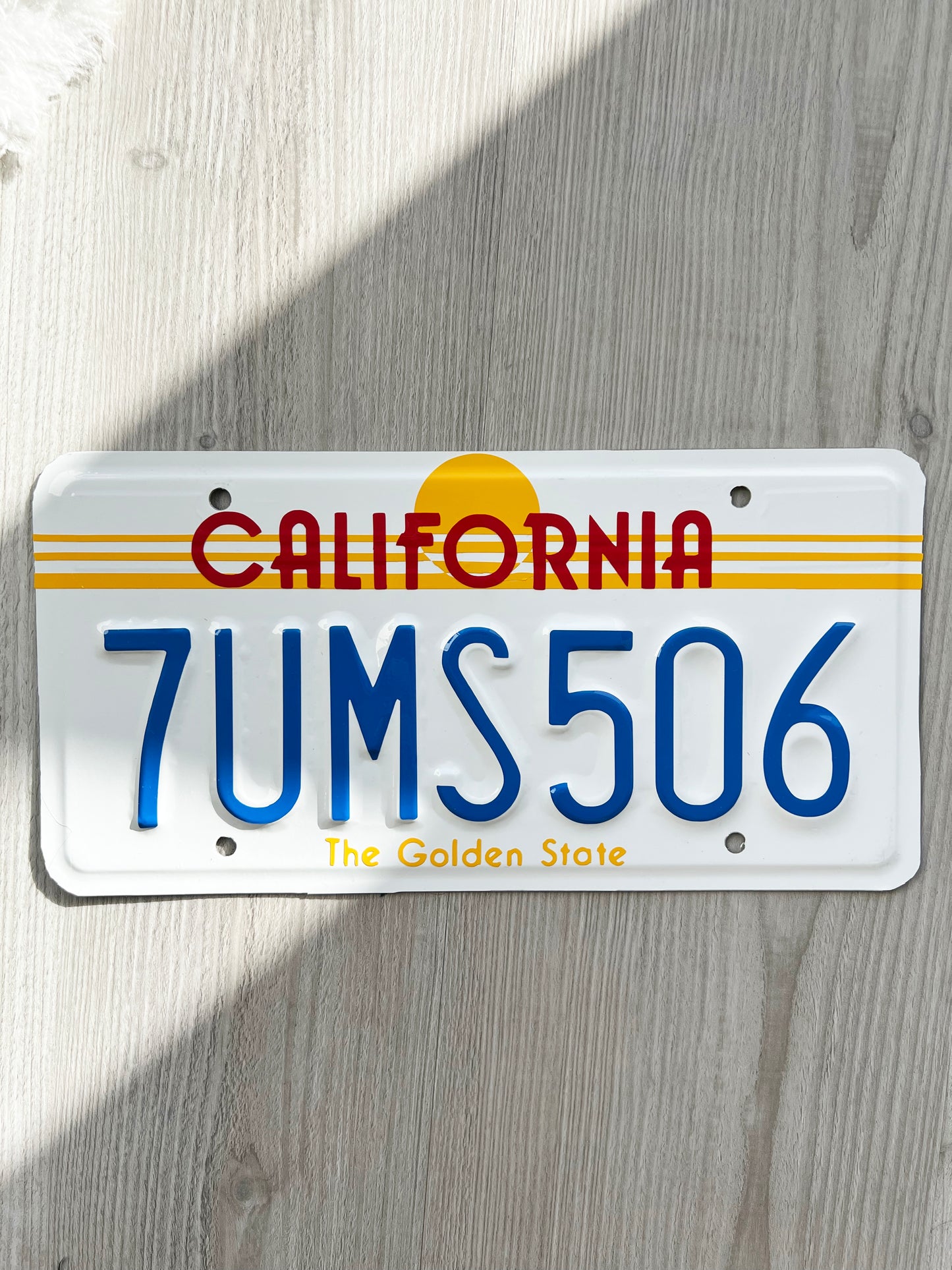 California Golden State Plate Vinyl Wrap Kit Custom